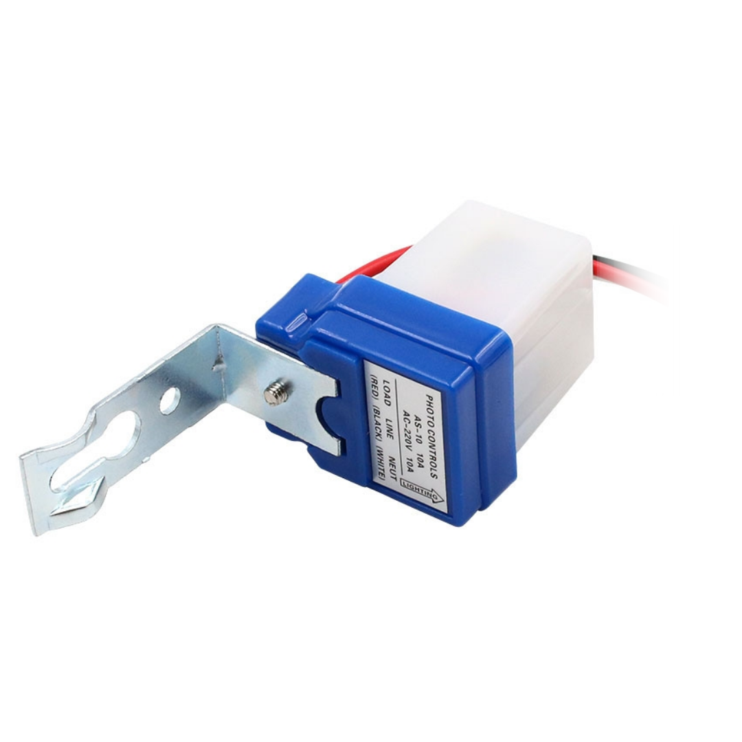 INTERRUTTORE SENSORE CREPUSCOLARE DA 10A 220V PER FARO FARETTO LED