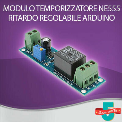 MODULO CON RELE' TEMPORIZZATO 12V