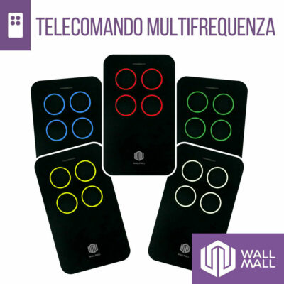 TELECOMANDO CANCELLO UNIVERSALE MULTIFREQUENZA CON AUTOSCAN ROLLING CODE E FISSO